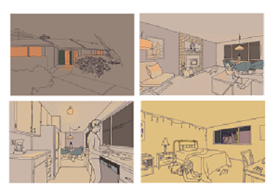 4 images from home project